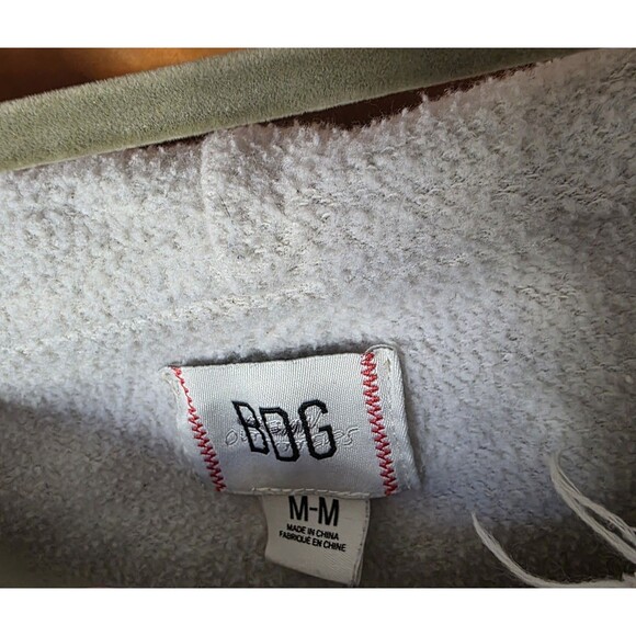 Urban Outfitters BDG Patchwork Hoodie Sweatshirt Size Medium Boho Distressed - Picture 2 of 13